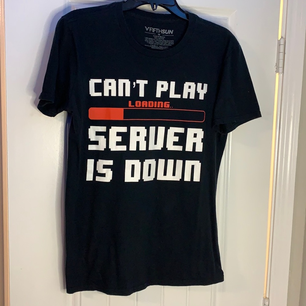 Black Graphic T Boys Medium